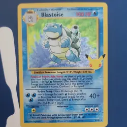 Pokemon TCG Blastoise Holo 25th Anniversary English Lot of 2 Cards - Image 3