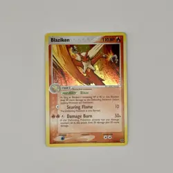 Blaziken 1/106 Holo Rare EX Emerald 2005 Vintage Pokemon Card LP - Image 1