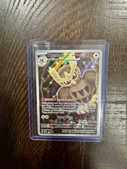 Noctowl 141 Pokemon Center Promo SV:07 Stellar Crown Card NM Holo - Image 1