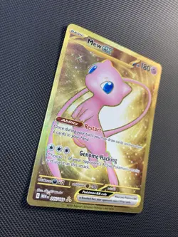 Mew ex 205/165 Scarlet & Violet 151 Hyper Rare Pokemon Card GOLD - Image 3