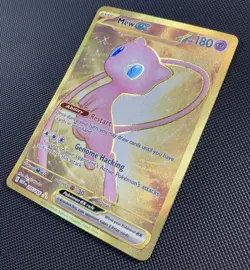 Mew ex 205/165 Scarlet & Violet 151 Hyper Rare Pokemon Card GOLD - Image 4