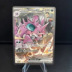 Team Rocket's Nidoking Ex 233/182 SIR Destined Rivals Pokemon Card - Image 1