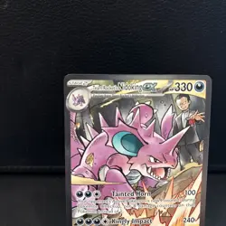 Team Rocket's Nidoking Ex 233/182 SIR Destined Rivals Pokemon Card - Image 2
