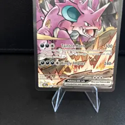 Team Rocket's Nidoking Ex 233/182 SIR Destined Rivals Pokemon Card - Image 4