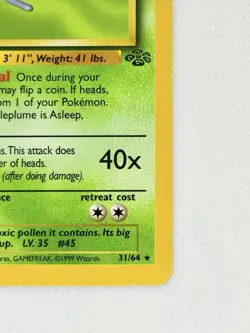 Vileplume 31/64 Jungle Rare Non-Holo Vintage Pokemon Card - Image 5