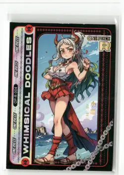 YAMATO R SR OP-R-04 Thick Holo Master New World One Piece Anime Card - Image 1
