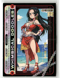 BOA HANCOCK R SR OP-R-001 Thick Holo Master New World One Piece Anime Card - Image 1