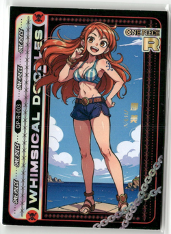 NAMI R SR OP-R-03 Thick Holo Master New World One Piece Anime Card - Image 1