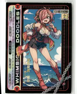 VINSMOKE REIJU R SR OP-R-09 Thick Holo Master New World One Piece Anime Card - Image 1