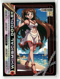 CHARLOTTE PUDDING R SR OP-R-12 Thick Holo Master New World One Piece Anime Card - Image 1