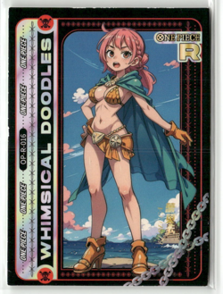 REBECCA R SR OP-R-16 Thick Holo Master New World One Piece Anime Card - Image 1
