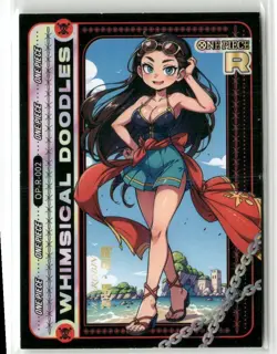 NICO ROBIN R SR OP-R-02 Thick Holo Master New World One Piece Anime Card - Image 1