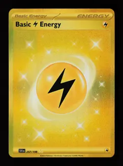 Basic Lightning Energy 257/198 SV01: Scarlet & Violet Base Set Pokemon Card - Image 1