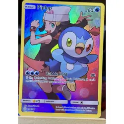 Pokemon TCG Piplup 239/236 Cosmic Eclipse Holo Secret Rare Full Art Card - Image 1