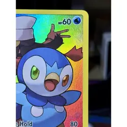 Pokemon TCG Piplup 239/236 Cosmic Eclipse Holo Secret Rare Full Art Card - Image 3