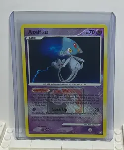 Azelf 19/146 Legends Awakened Crosshatch Pokemon League Promo Card - Image 1