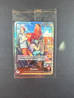 Shanks (2025 PSA Magazine Promo) OP09-001 One Piece Promotion Cards Foil - Image 1