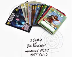 Spark of Rebellion Weekly Play Set 29 Cards [Star Wars Unlimited] SEALED - Image 1