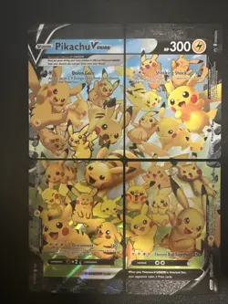 Pikachu V-Union [Set of 4] SWSH: Sword & Shield Promo Cards Holo - Image 1