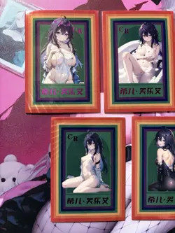 Seele CR 5 Card Lot Honkai: Star Rail Sexy Foxy Pretty Goddess Story Waifu Foil - Image 2
