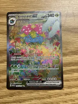 Pokemon TCG Venusaur EX Card 198/165 SV Sir Scarlet & Violet 151 - Image 1
