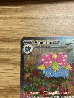 Pokemon TCG Venusaur EX Card 198/165 SV Sir Scarlet & Violet 151 - Image 2