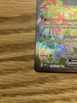 Pokemon TCG Venusaur EX Card 198/165 SV Sir Scarlet & Violet 151 - Image 5