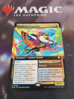 Mtg. Inspired Skypainter. Extended Art. Commander: Secrets of Strixhaven. Nm - Image 1