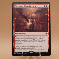 Weapons Manufacturing | 168 | Regular | Rare | EoE | MTG | Pack Fresh - Image 1