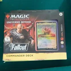 Wizards of the Coast MTG Universes Beyond Fallout Commander Deck Hail, Caesar - Image 1