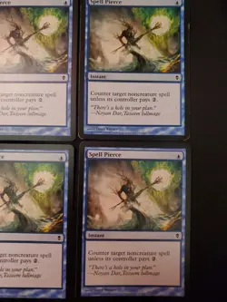 4x Spell Pierce Zendikar NM Magic The Gathering MTG Playset 4 X4 ** - Image 3