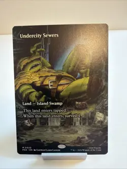 Undercity Sewers (Borderless) #0020 Non-Foil Teenage Mutant Ninja Turtles MTG NM - Image 1