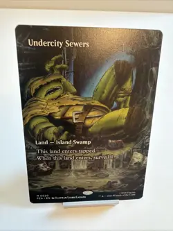Undercity Sewers (Borderless) #0020 Non-Foil Teenage Mutant Ninja Turtles MTG NM - Image 2