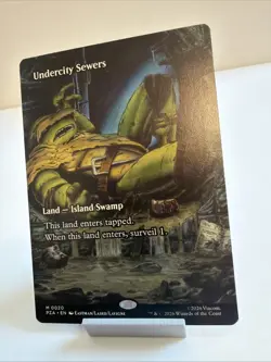 Undercity Sewers (Borderless) #0020 Non-Foil Teenage Mutant Ninja Turtles MTG NM - Image 3