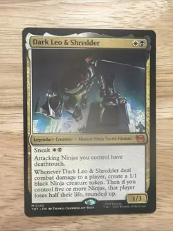 MTG Dark Leo and Shredder NM Teenage Mutant Ninja Turtles - Image 1