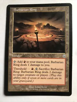 Barbarian Ring X1 Odyssey Ex+ Condition See Front/back Pics - Image 1