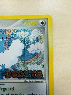 2005 Pokemon Card - Altaria Deoxys 1/107 Holo Reverse Holo Stamped - Image 3