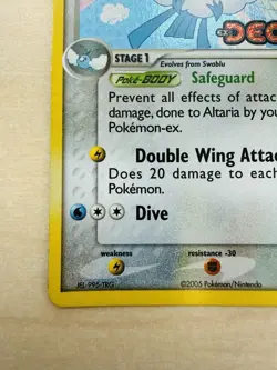 2005 Pokemon Card - Altaria Deoxys 1/107 Holo Reverse Holo Stamped - Image 5