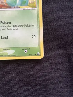 Pokemon Bulbasaur 54/112 FireRed & LeafGreen Reverse Holo (LP) - Image 5