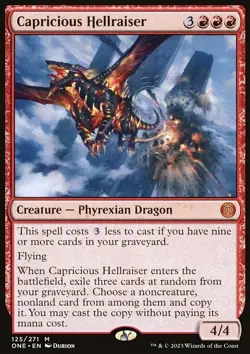 Capricious Hellraiser - Phyrexia: All Will Be One | MTG Card - Image 3