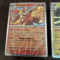 Pokemon Chaos Rising Prerelease Sealed Set of 4 Delphox Crobat Goodra Ampharos - Image 2