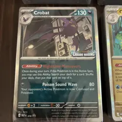 Pokemon Chaos Rising Prerelease Sealed Set of 4 Delphox Crobat Goodra Ampharos - Image 5