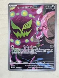 Pokemon TCG Cynthia's Spiritomb 244/217 Ascended Heroes Illustration Rare NM - Image 1