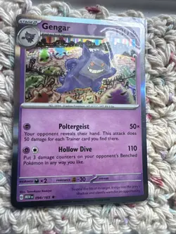 Pokemon TCG Gengar Scarlet & Violet - 151 094/165 Holo Holo Rare MINT!!! - Image 1