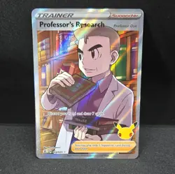Pokemon Professor's Research [Professor Oak] Celebrations Full Art Holo 024/025 - Image 1
