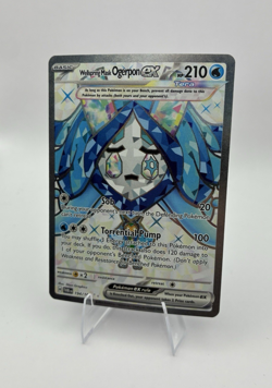 Wellspring Mask Ogerpon EX, Pokemon NM, Twilight Masquerade, Ultra Rare, 194 - Image 1