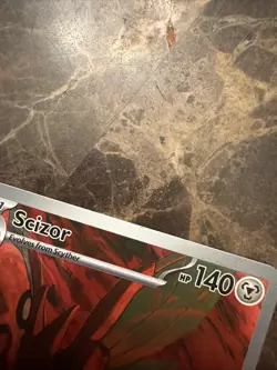 Pokemon TCG Scizor 205/197 SV03: Obsidian Flames Illustration Rare Holo - Image 4