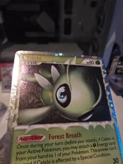 Celebi (Prime) 92/102 - HGSS Triumphant Holo Ultra Rare Pokemon TCG - Image 2