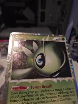 Celebi (Prime) 92/102 - HGSS Triumphant Holo Ultra Rare Pokemon TCG - Image 3