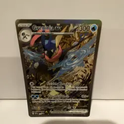 Pokemon Greninja ex 132 SVP Scarlet & Violet Promo Holo Stage 2 300 HP Eng - Image 1